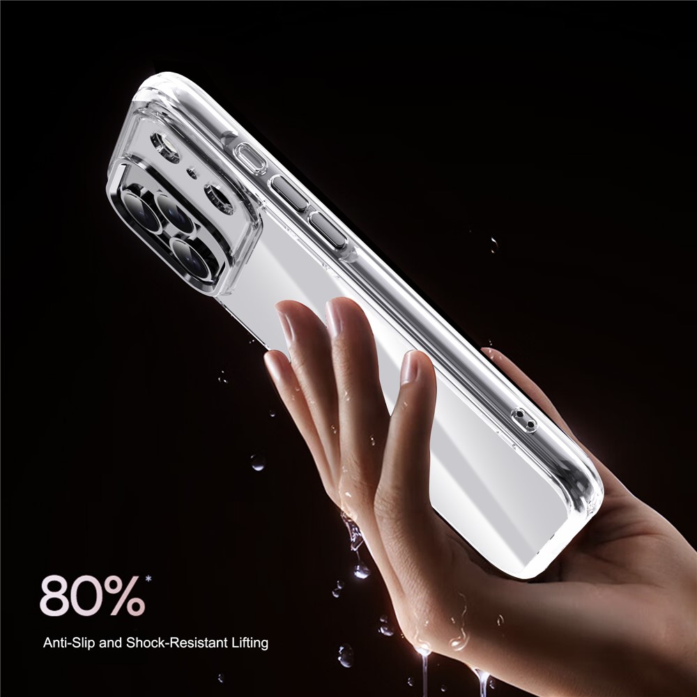 iPhone 17 Pro Max - IPAKY Metal Lens Shockproof Black - 9