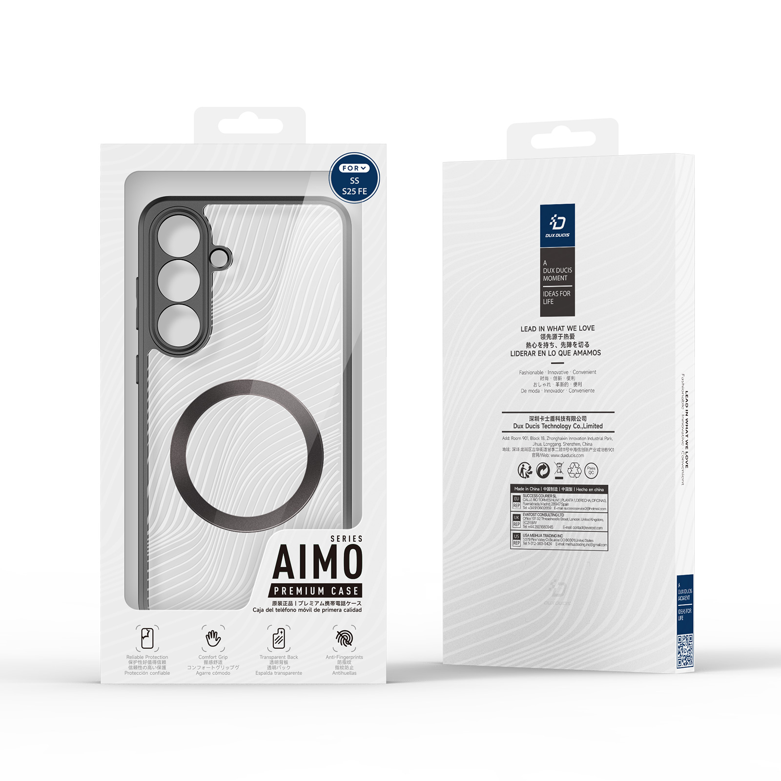 SS Gxy S25 FE - DUX DUCIS Series Aimo Reach Certification Black - 8