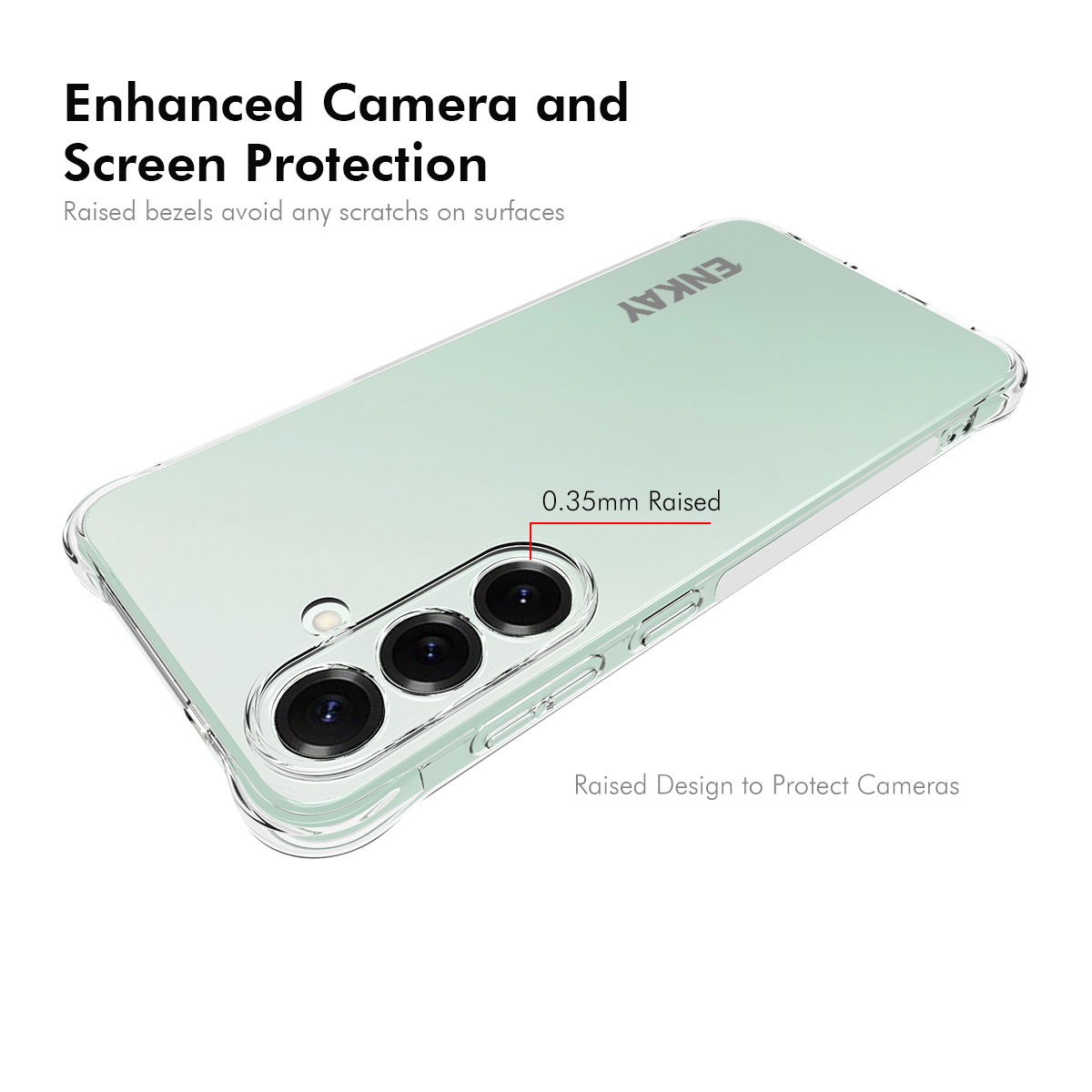 SS Gxy S25 FE - ENKAY TPU Transparent - 3
