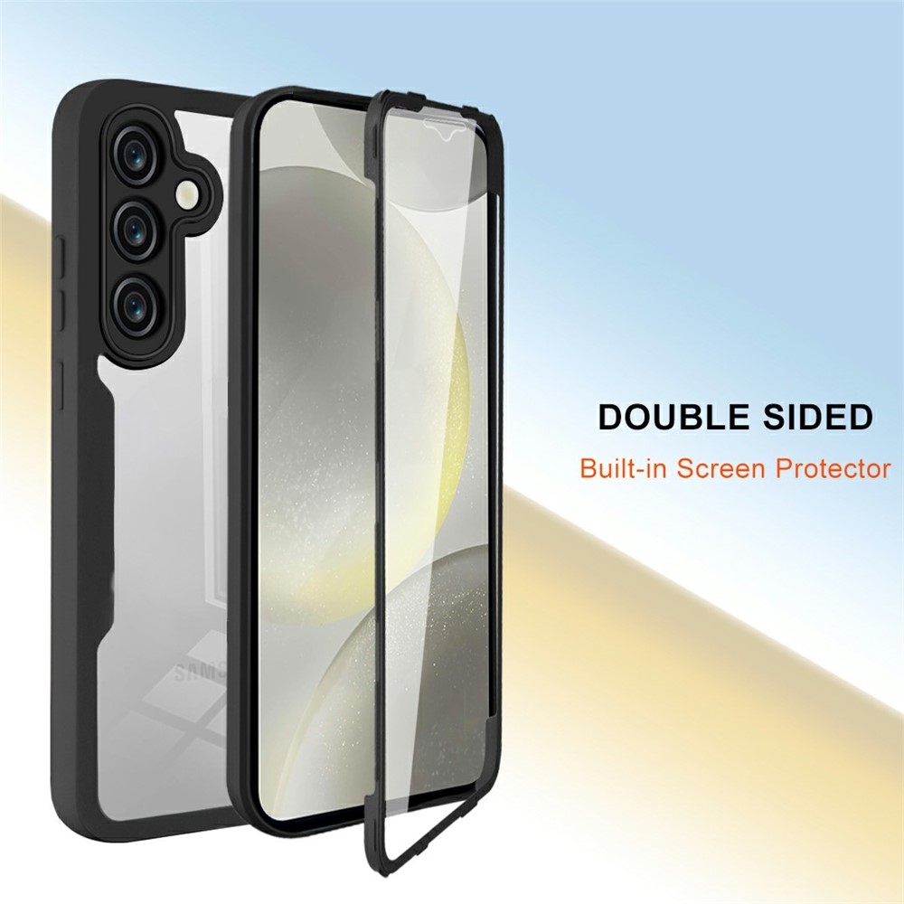 SS Gxy S25 FE - TPU 360 With PET Screen Black - 2