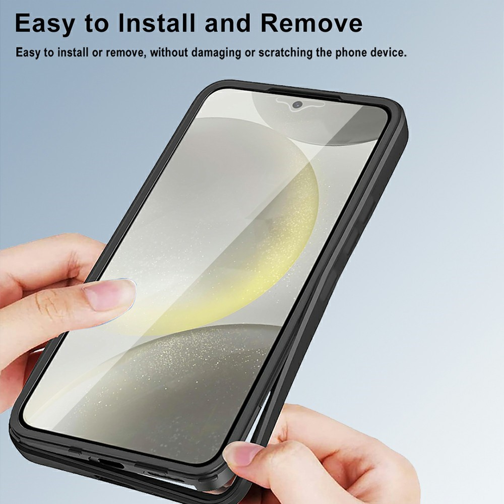 SS Gxy S25 FE - TPU 360 With PET Screen Black - 5