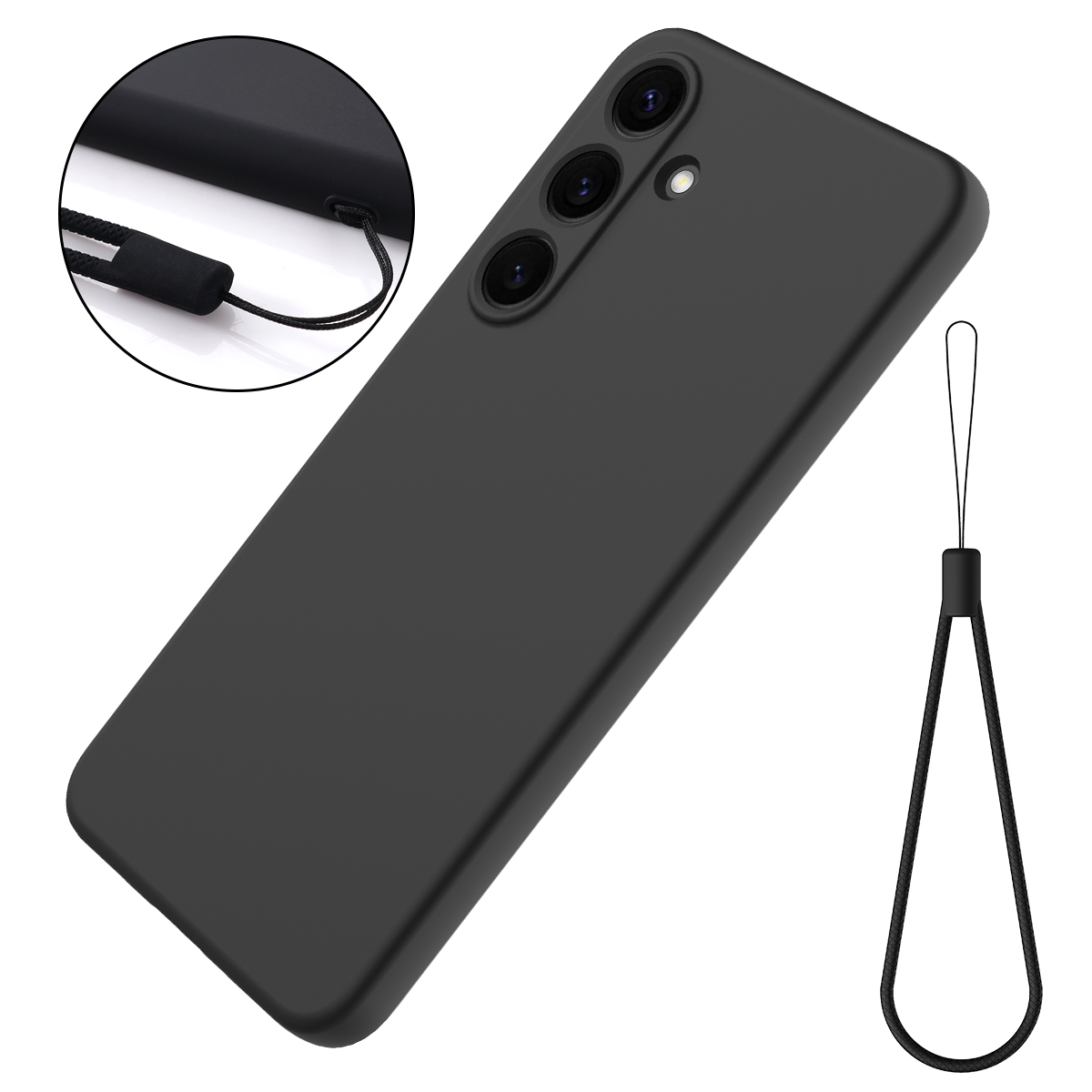 SS Gxy S25 FE - Liquid Silicone Black - 7