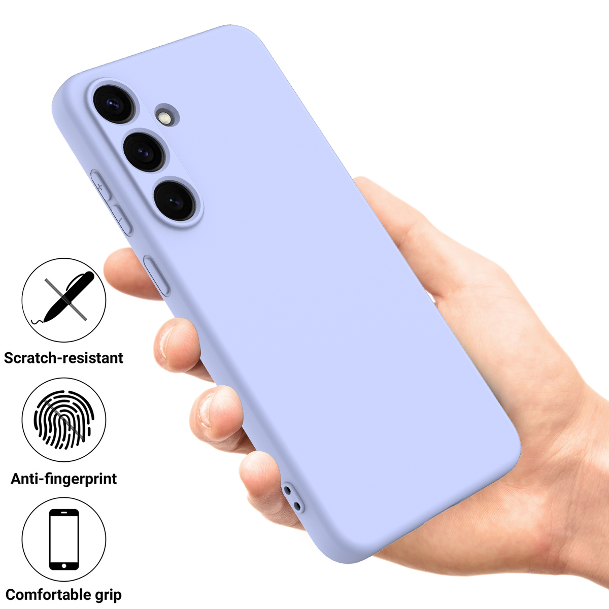 SS Gxy S25 FE - Liquid Silicone Purple - 2