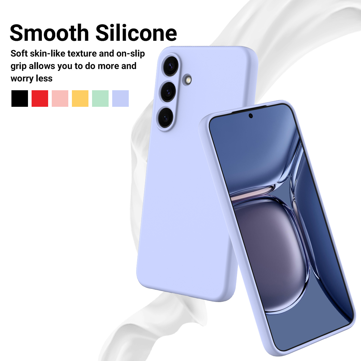 SS Gxy S25 FE - Liquid Silicone Purple - 3