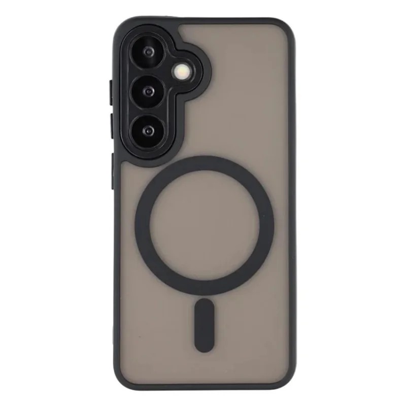 SS Gxy S25 FE - WANLONFENG With MagSafe and Tempered Glass Black - 2