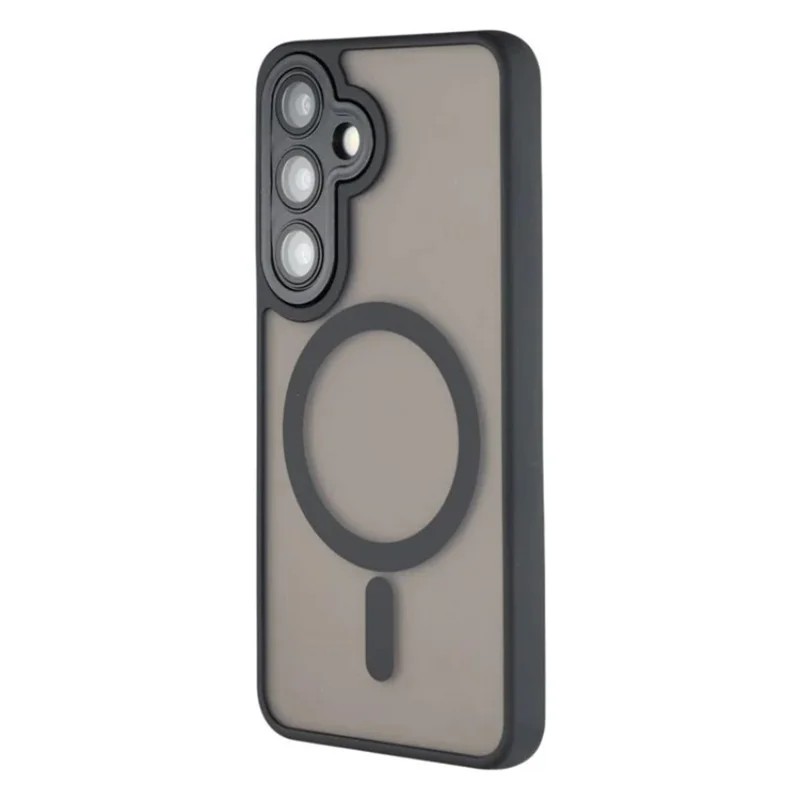 SS Gxy S25 FE - WANLONFENG With MagSafe and Tempered Glass Black - 4