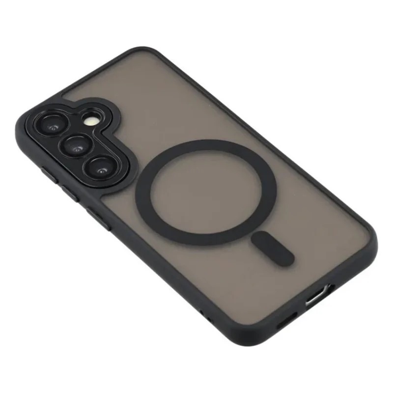 SS Gxy S25 FE - WANLONFENG With MagSafe and Tempered Glass Black - 5