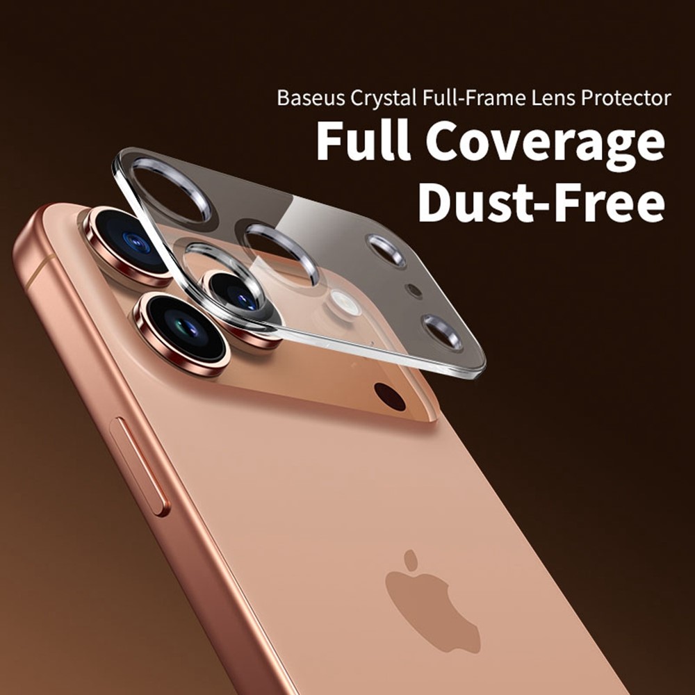iPhone 17 Pro - BASEUS Camera Lens Glass Protector - 3