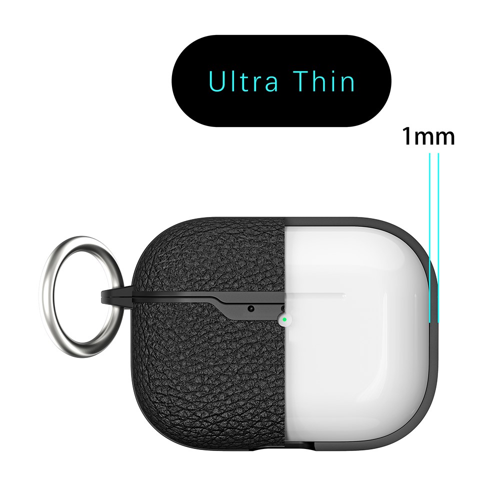 Apple AirPods Pro 3 - Litchi Texture Black - 3