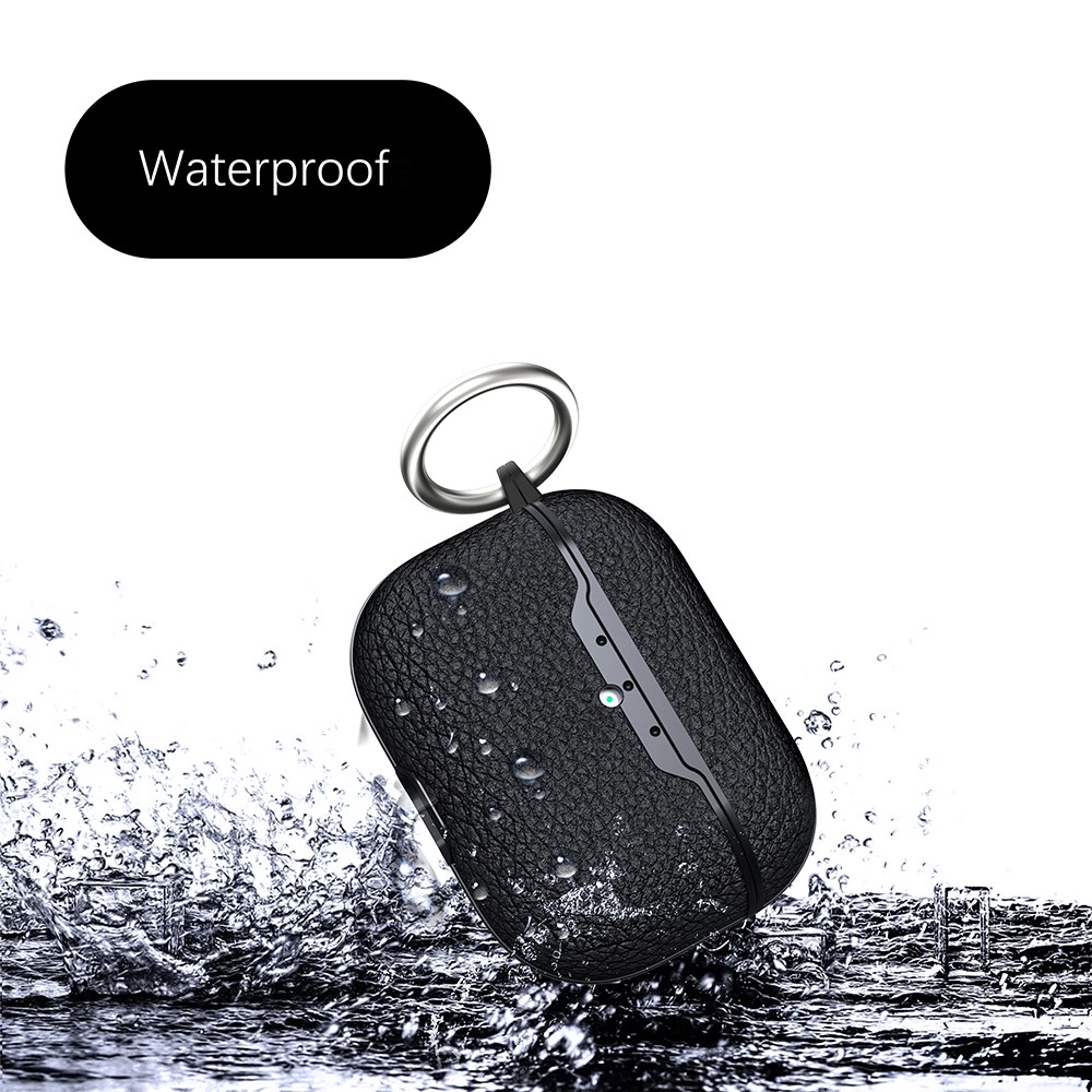 Apple AirPods Pro 3 - Litchi Texture Black - 4