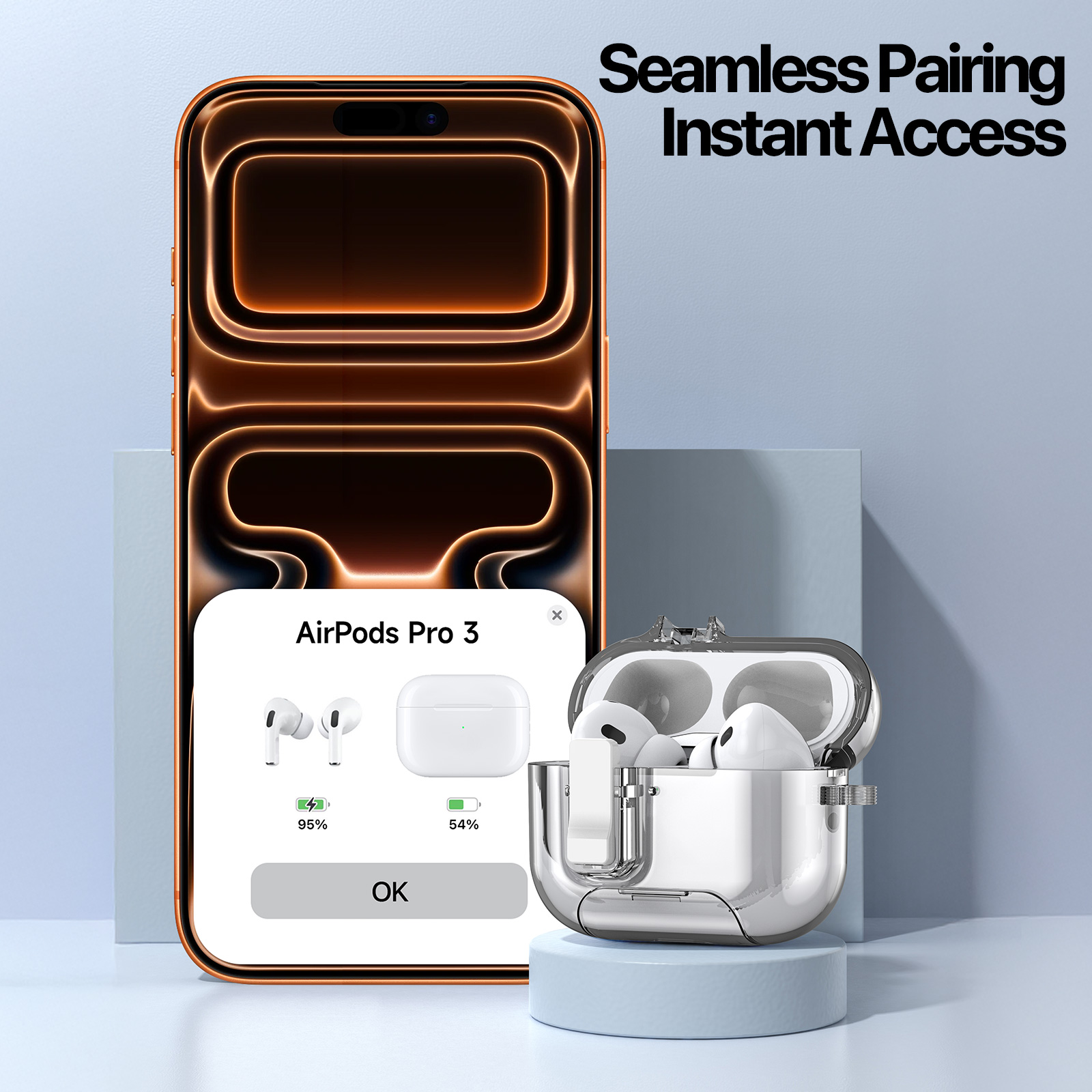 Apple AirPods Pro 3 - DUX DUCIS Pecr Series Clear - 11