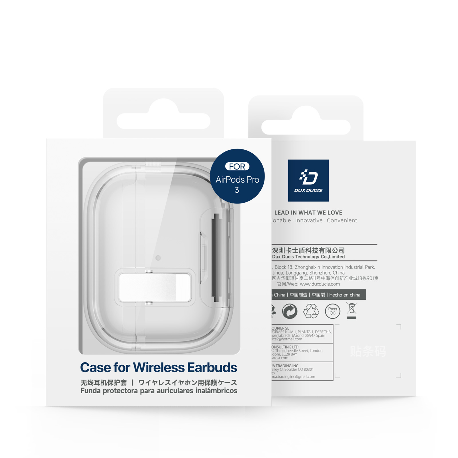 Apple AirPods Pro 3 - DUX DUCIS Pecr Series Clear - 12