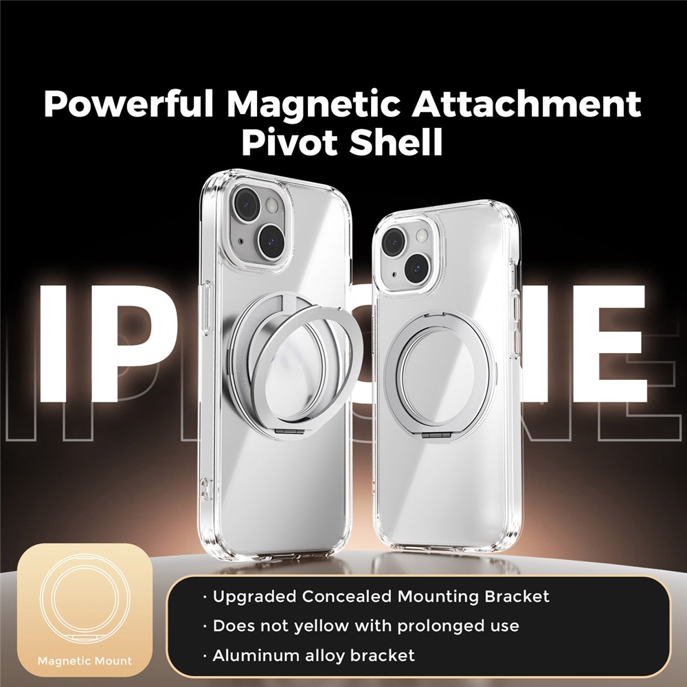 iPhone 15 - ABEEL Kickstand Silver - 2