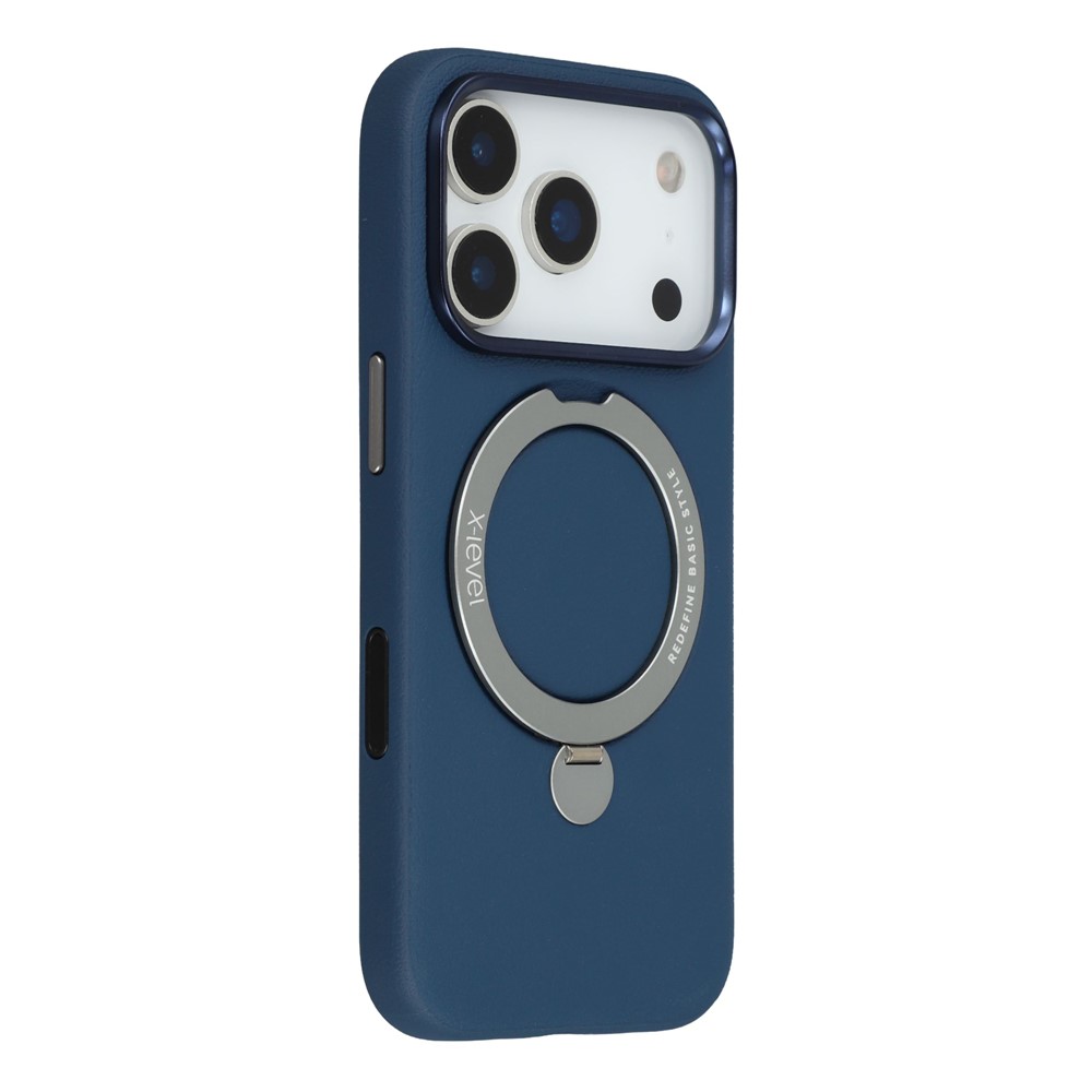 iPhone 17 Pro Max - X-LEVEL Kickstand Magnetic Case Blue