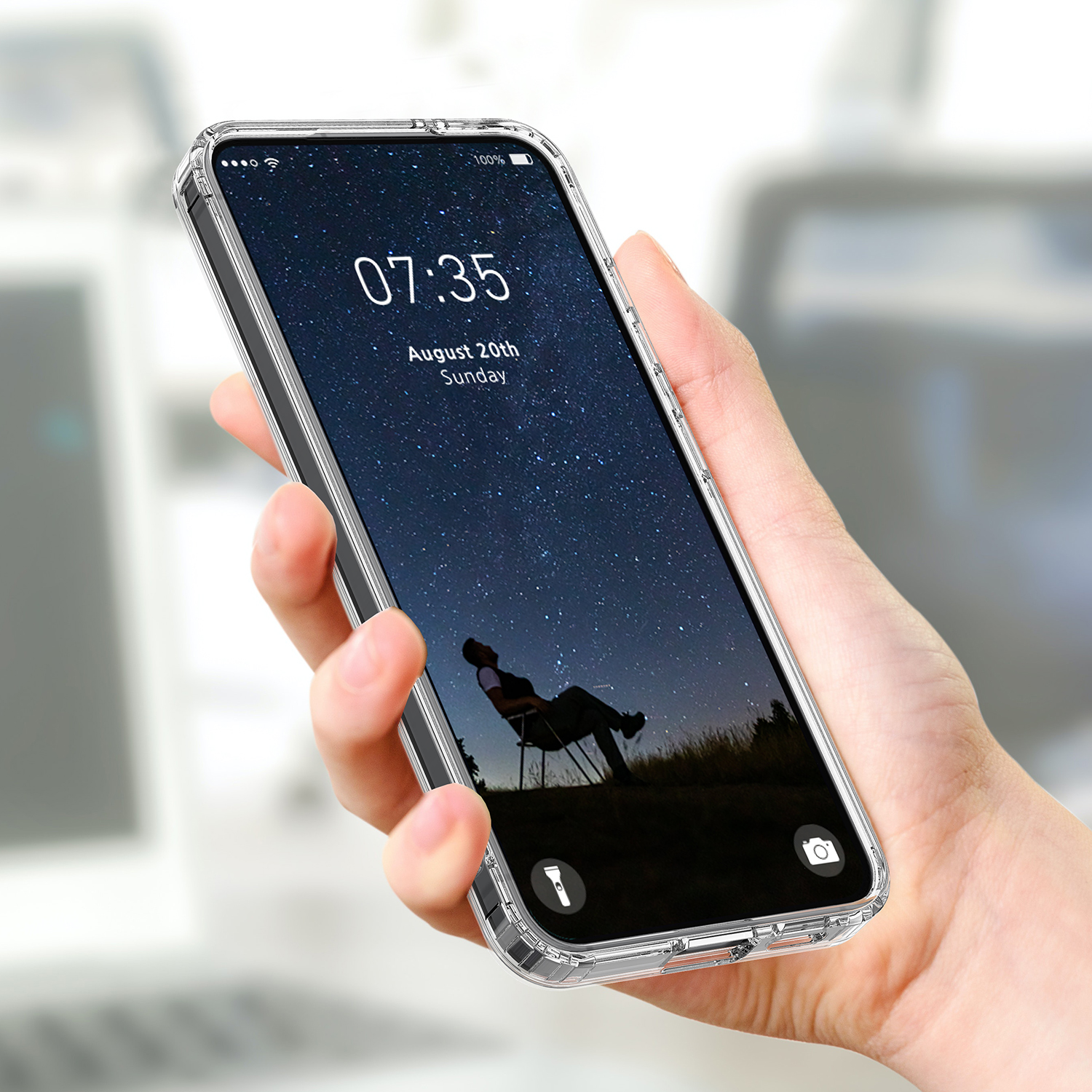 SS Gxy A57 - Magnetic TPU Acrylic Clear - 5