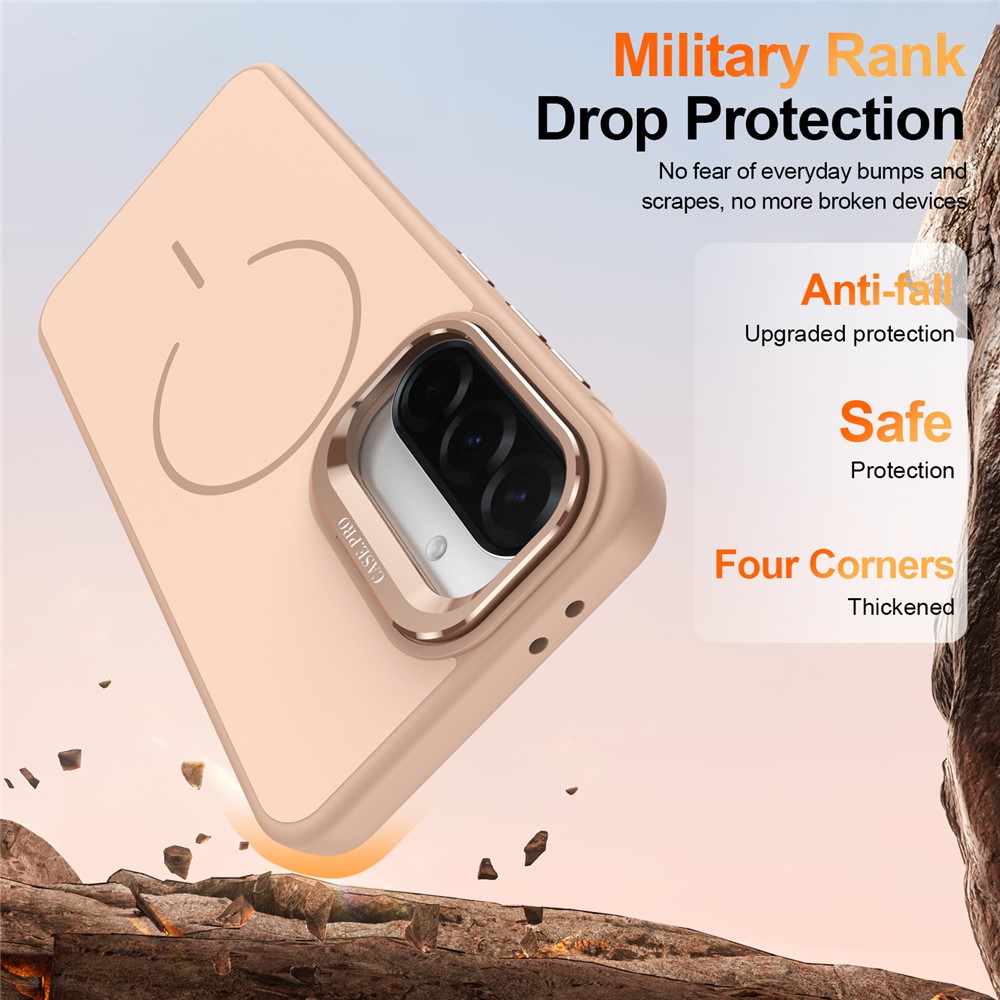 SS Gxy A57 - Skin Touch Magnetic Kickstand Desert Gold - 3