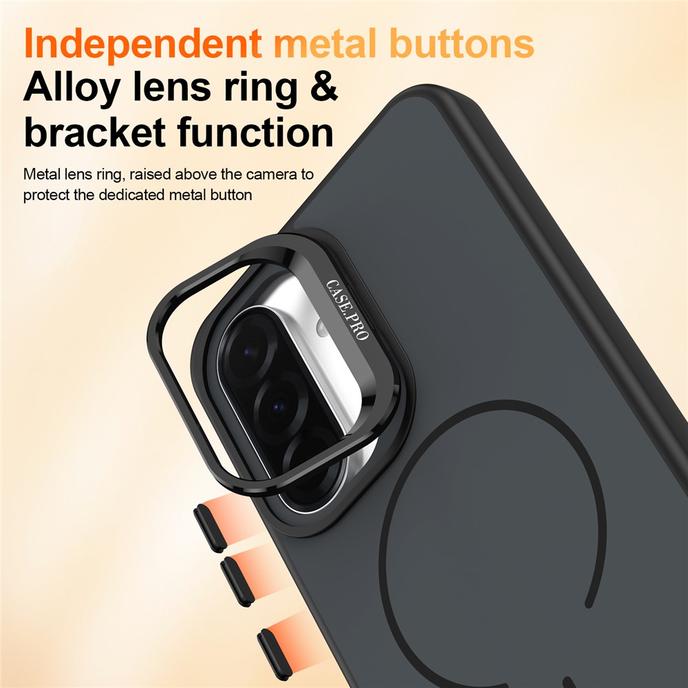SS Gxy A57 - Skin Touch Magnetic Kickstand Black - 6