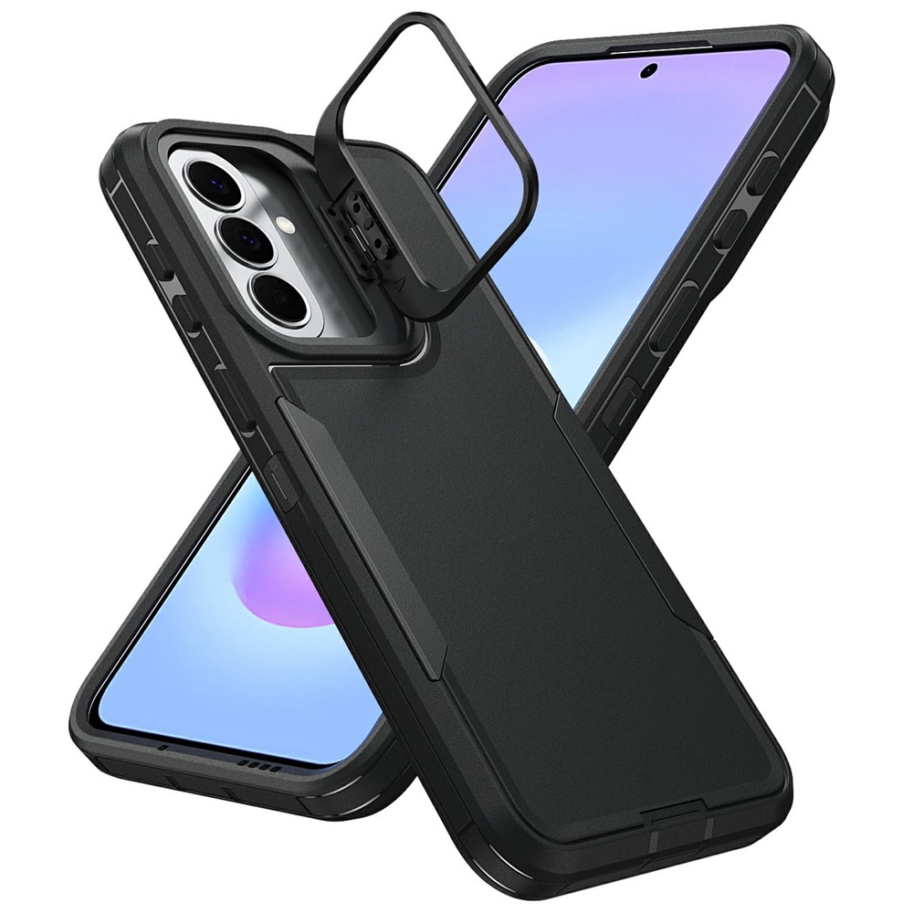 SS Gxy A57 - TPU Hybrid Kickstand Black - 2