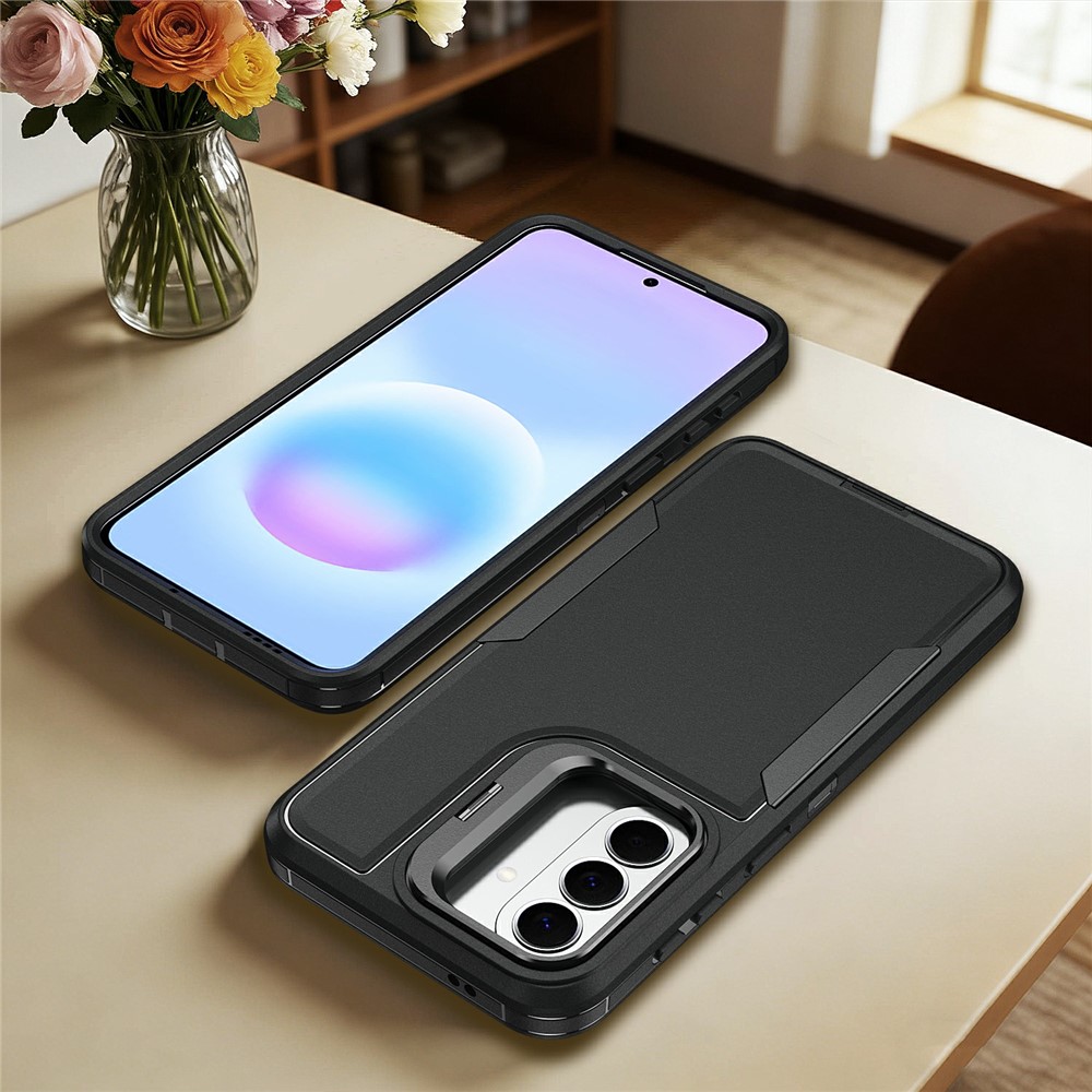 SS Gxy A57 - TPU Hybrid Kickstand Black - 9