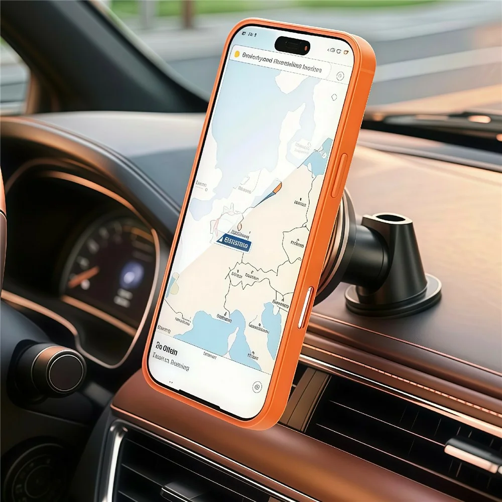 iPhone 15 - Magnetic Rotary Kickstand Black - 3