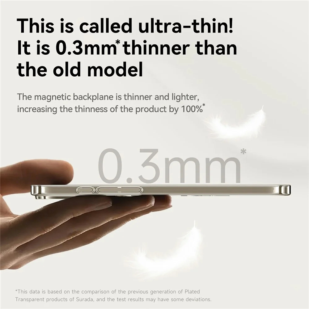 iPhone 15 Pro Max - SULADA Kickstand With MagSafe Titanium Black - 5