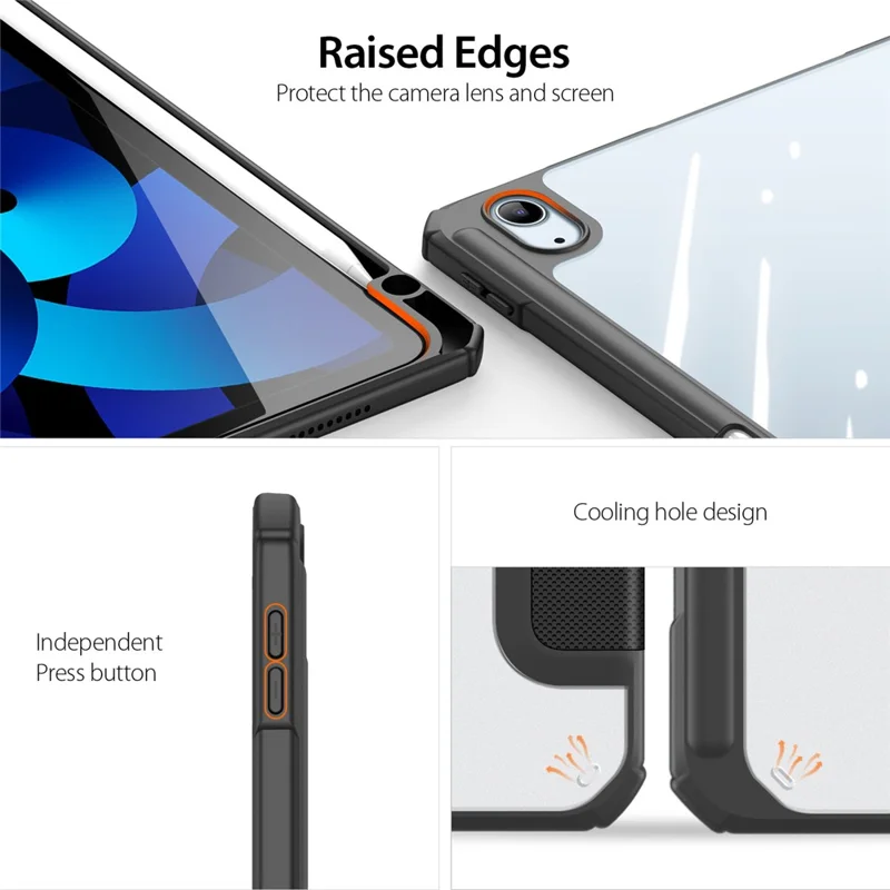 iPad Air 10.9 2020 - DUX DUCIS Toby Series Black - 4