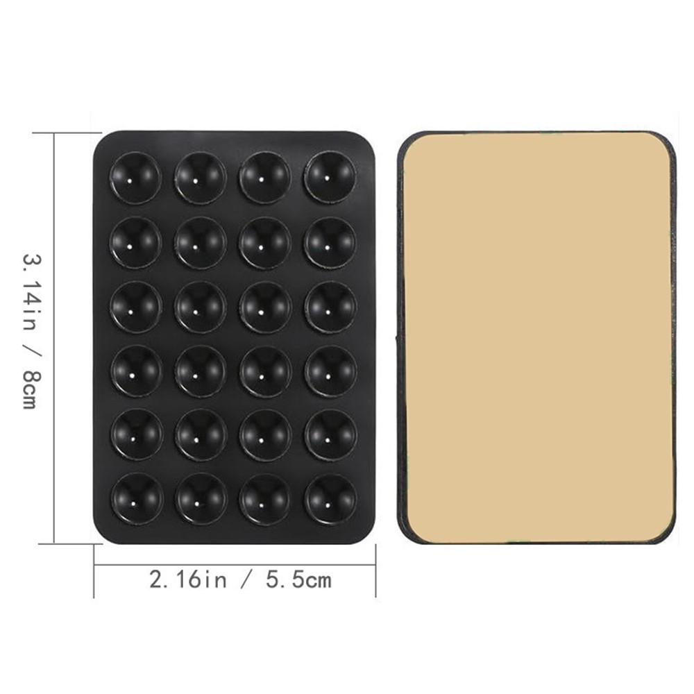 Silicone Suction Cup - Adhesive Mount For Phone Purple - 2