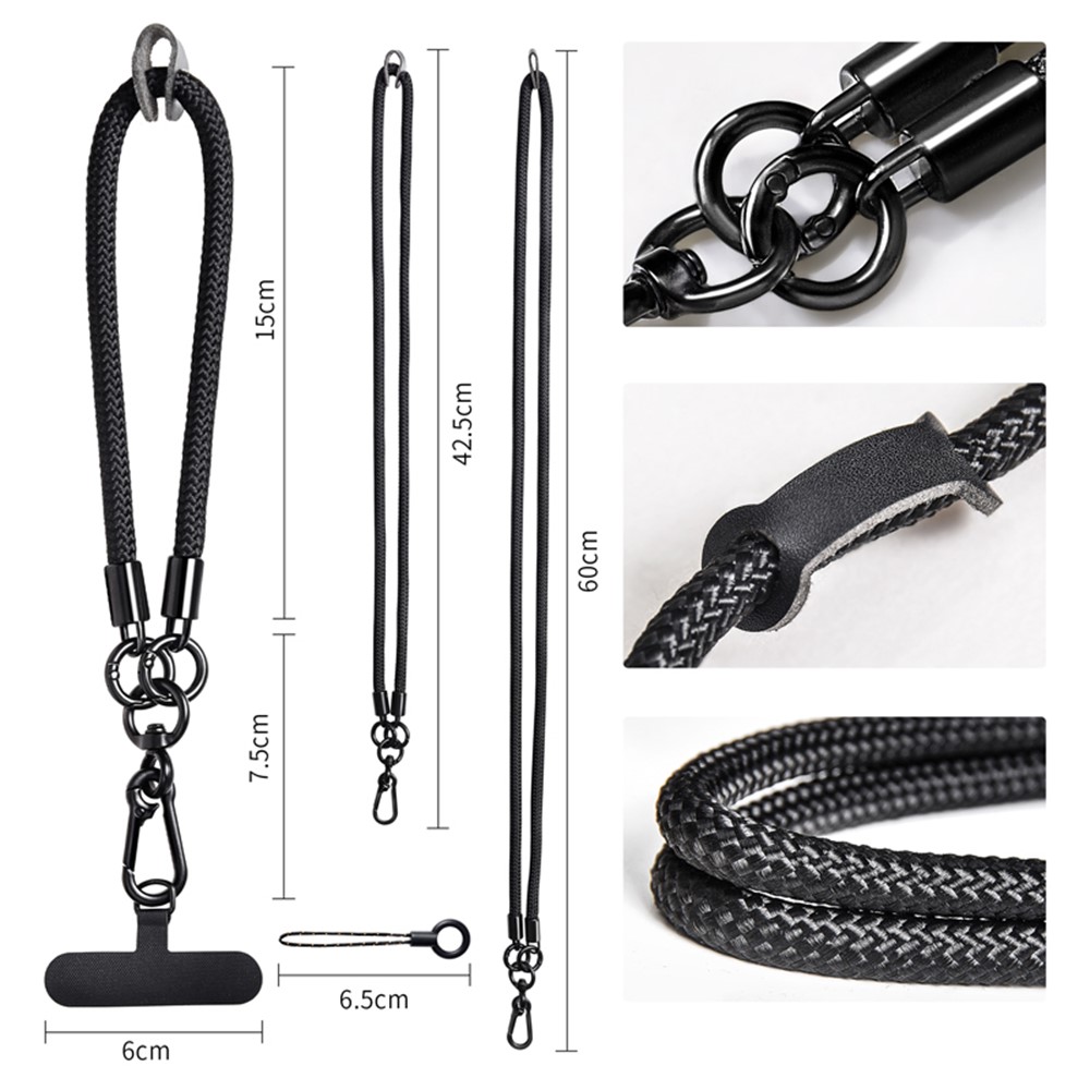 Phone Lanyard - Multifunctional Anti-Drop Grey - 5