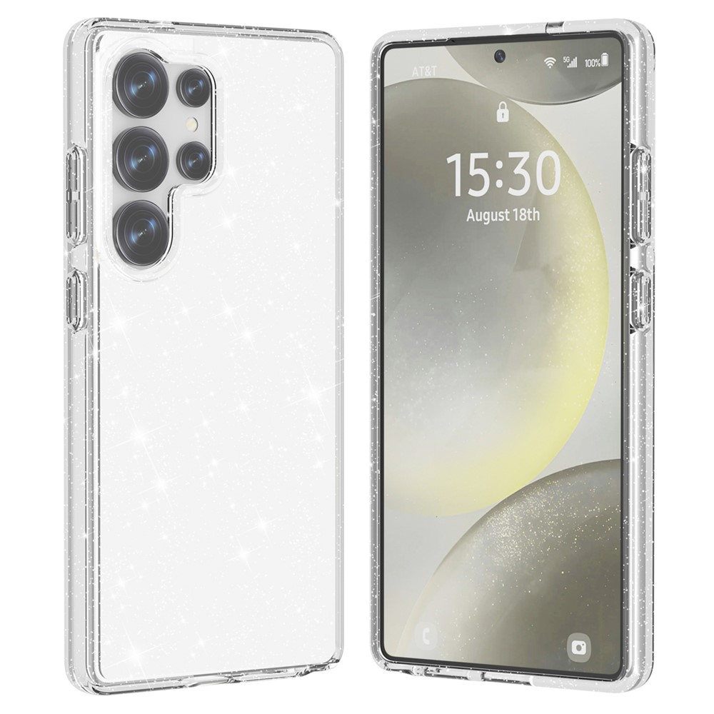 Samsung Galaxy S25 Ultra - TPU Glittery Powder Transparent - 3