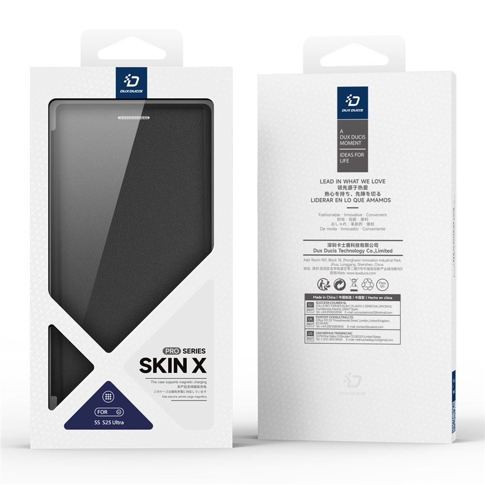 Samsung Galaxy S25 Ultra - DUX DUCIS Skin X Pro With MagSafe Black - 4