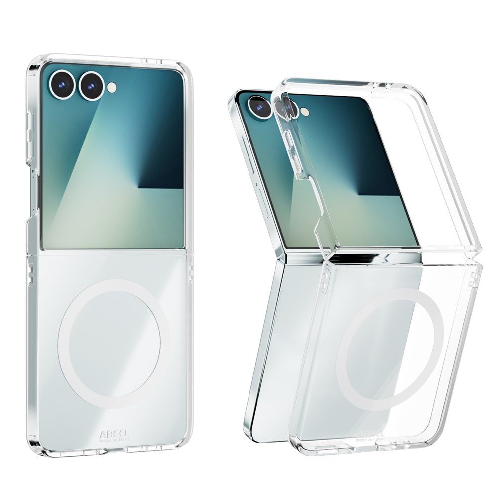 Samsung Galaxy Z Flip 7 - ABEEL Clear Case With MagSafe