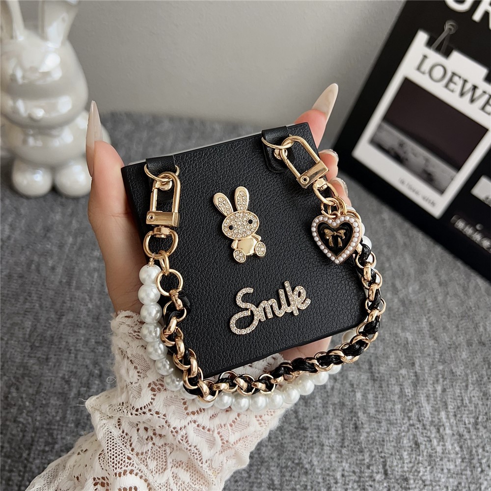 Samsung Galaxy Z Flip 7 - Litchi Texture Smile Rabbit - 4