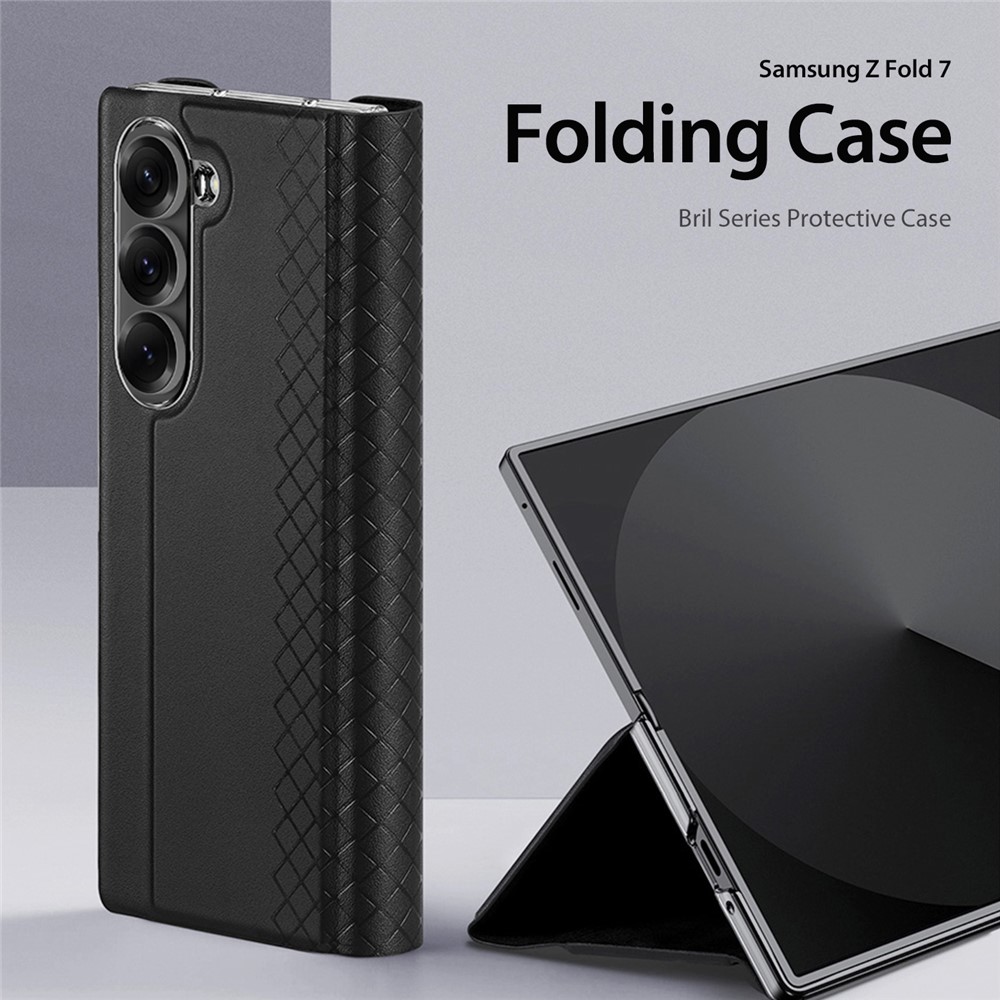 Samsung Galaxy Z Fold 7 - DUX DUCIS Series Bril With Stand Black - 5