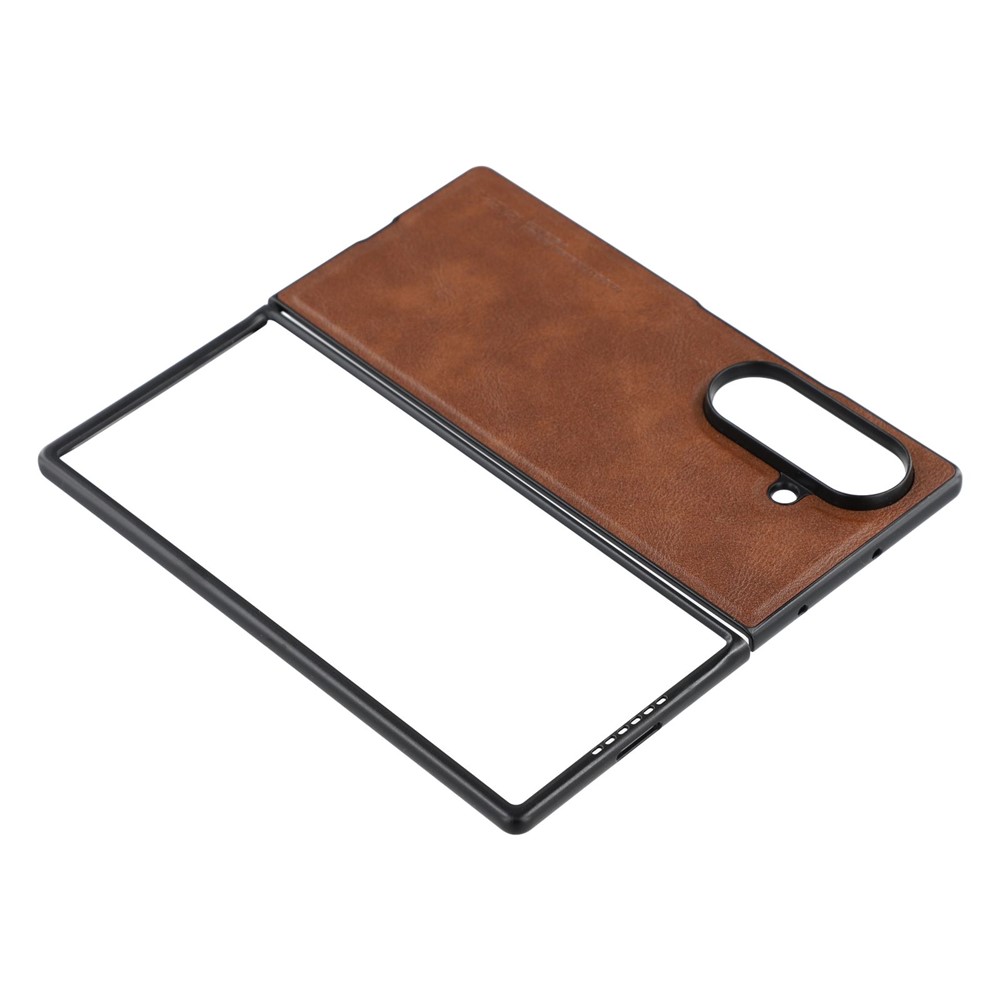 Samsung Galaxy Z Fold 7 - X-LEVEL Series Bojue 3 Leather Brown - 4