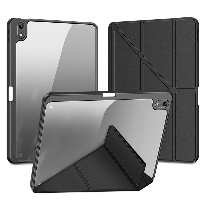 iPad 10.9 2025 - DUX DUCIS Series Magi Fold Stand Black - 3