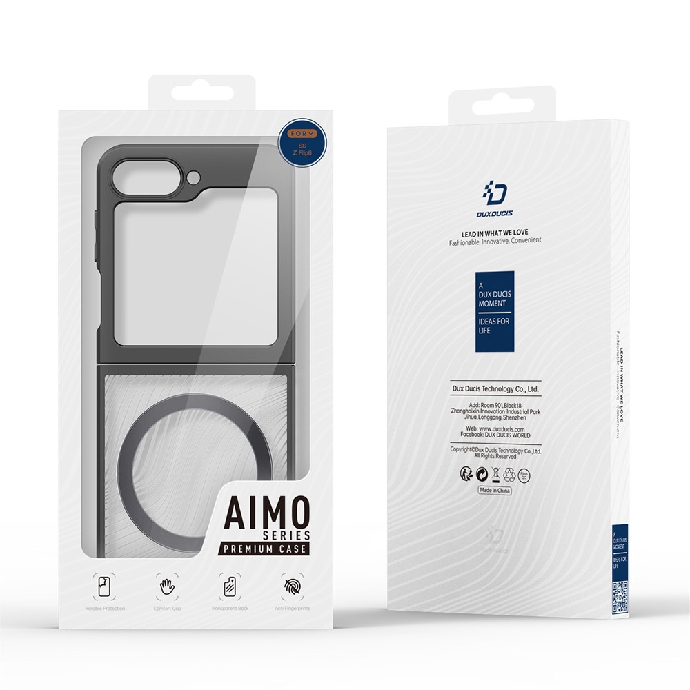 Samsung Galaxy Z Flip 7 FE - DUX DUCIS Aimo Series Black - 3