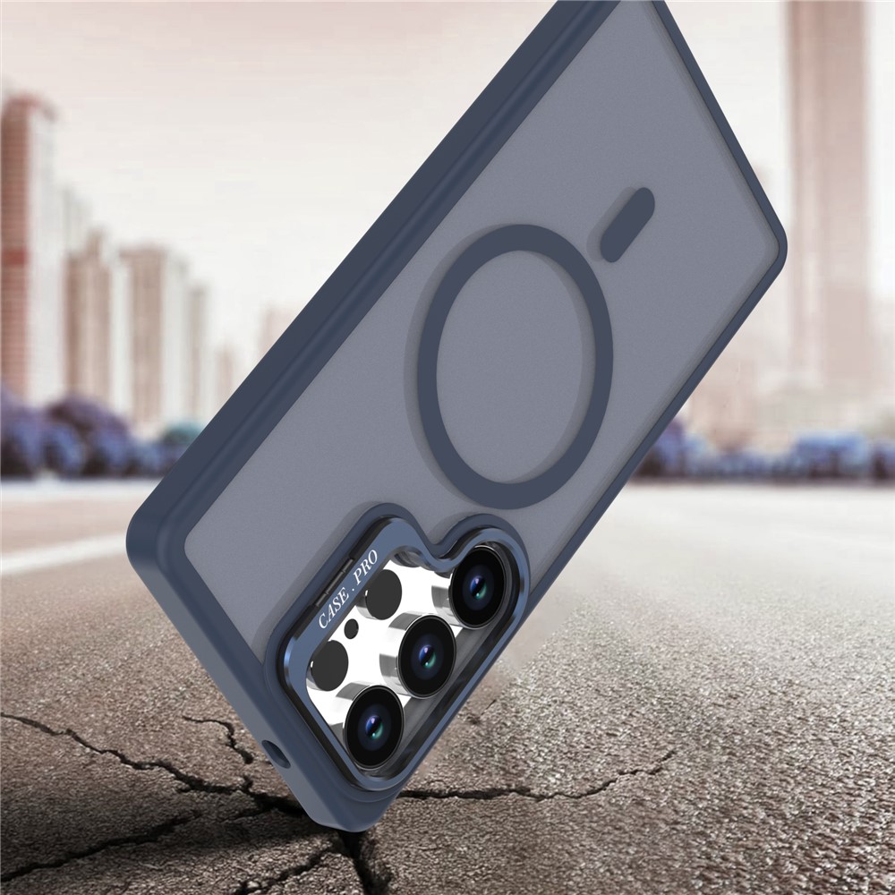 Samsung Galaxy S25 Ultra - Foldable Kickstand Matte TPU Blue - 6