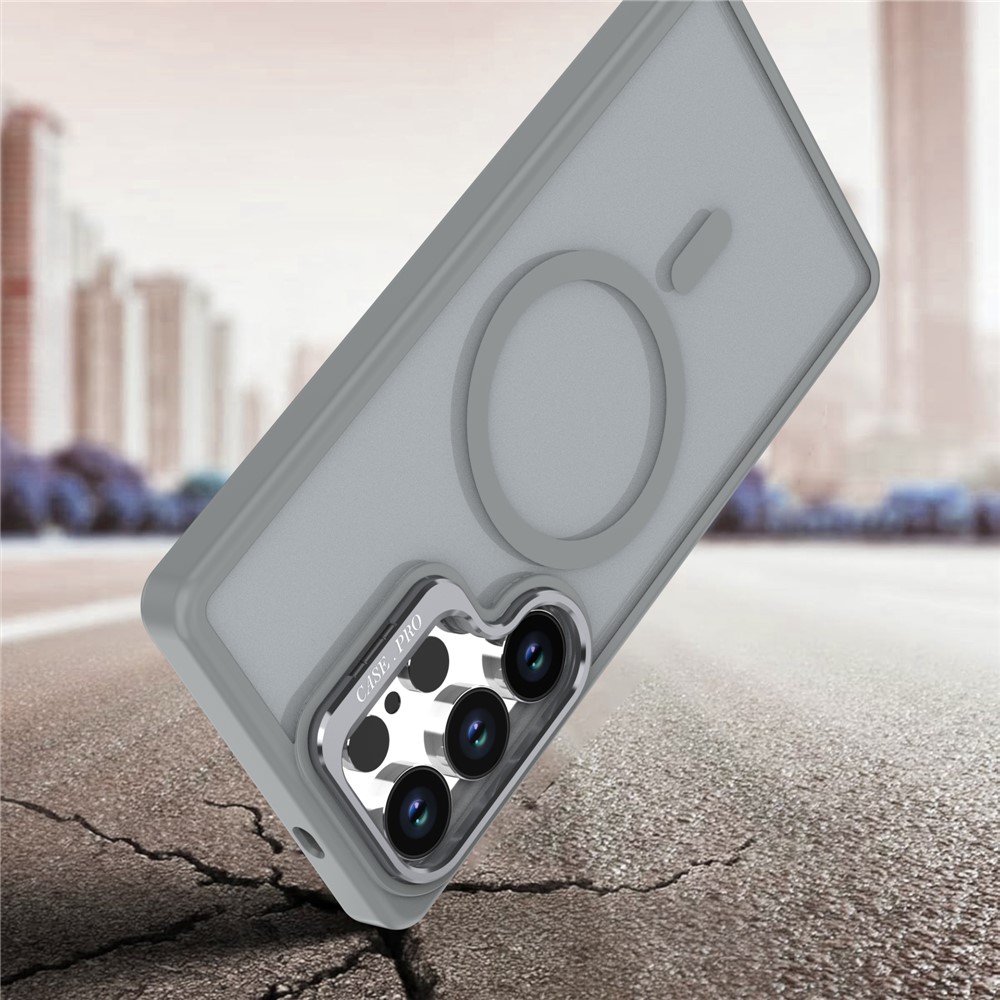 Samsung Galaxy S25 Ultra - Foldable Kickstand Matte TPU Grey - 6