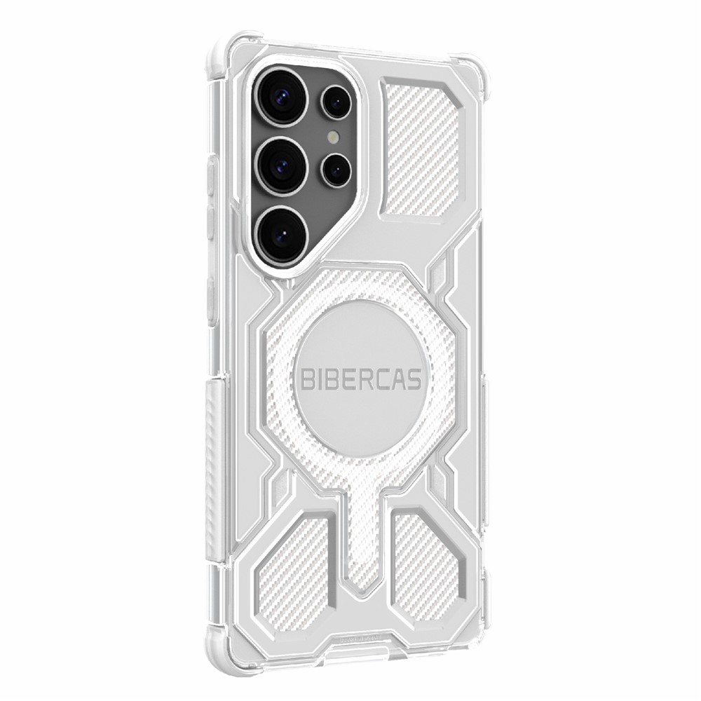 Samsung Galaxy S25 Ultra - BIBERCAS Transparent Series Cover Transparent - 3