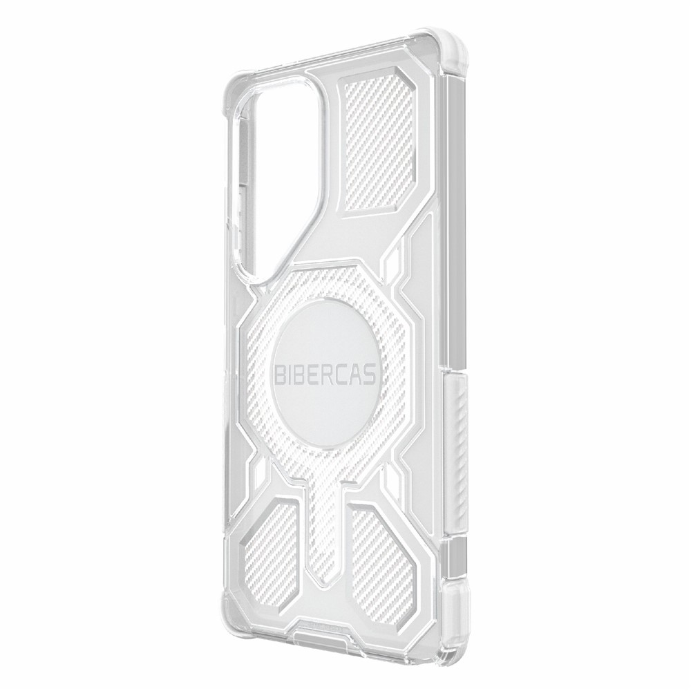 Samsung Galaxy S25 Ultra - BIBERCAS Transparent Series Cover Transparent - 4
