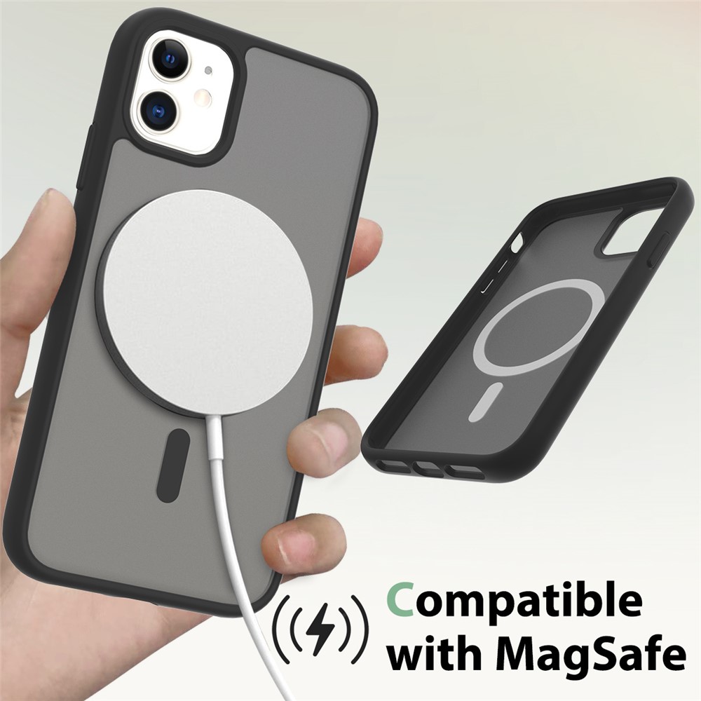 iPhone 11 - TPU Acrylic With MagSafe Purple - 3