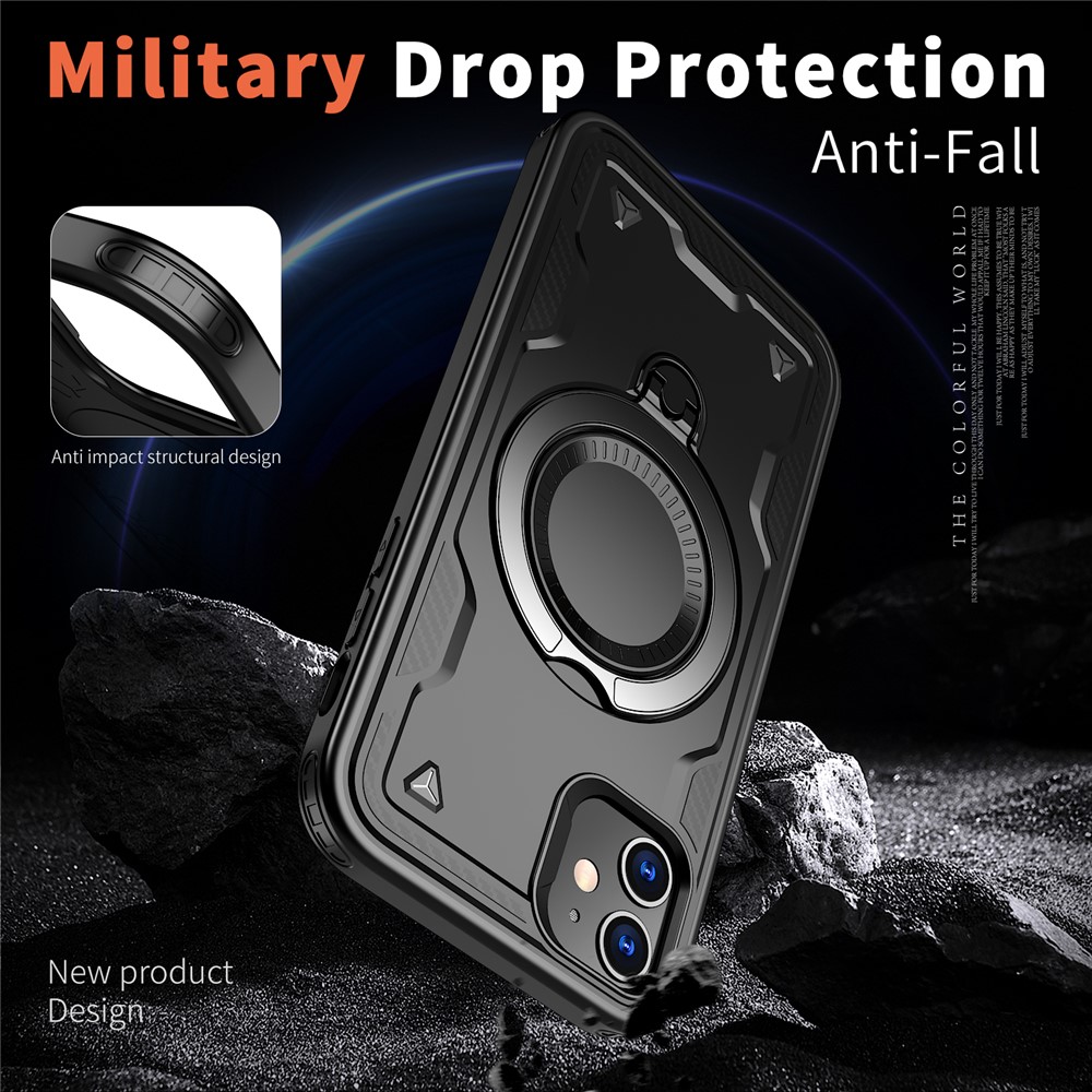 iPhone 11 - Protection Military Kickstand Black - 3