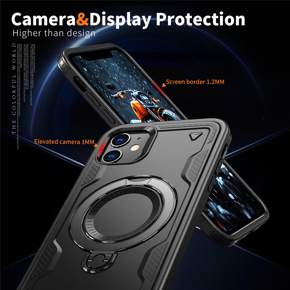 iPhone 11 - Protection Military Kickstand Black - 5