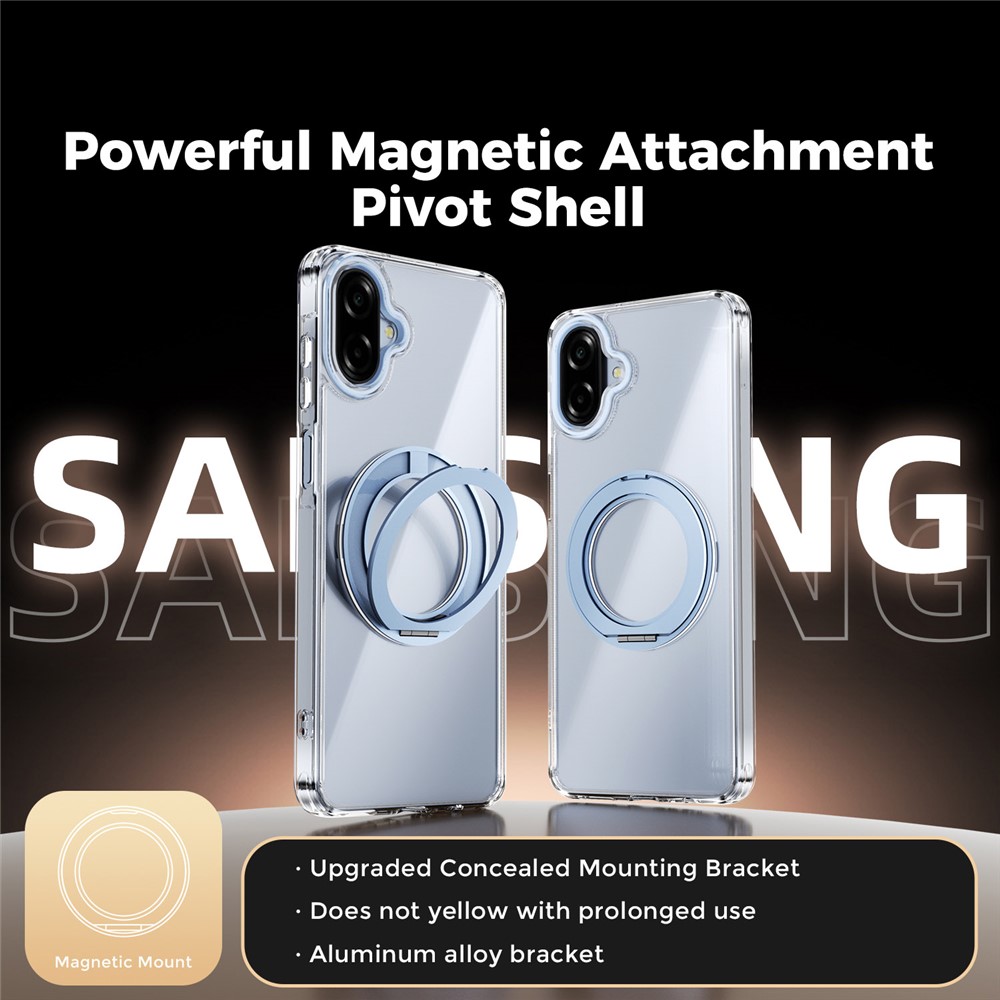 Samsung Galaxy A07 - ABEEL Magnetic Rotating Shockproof Baby Blue - 2
