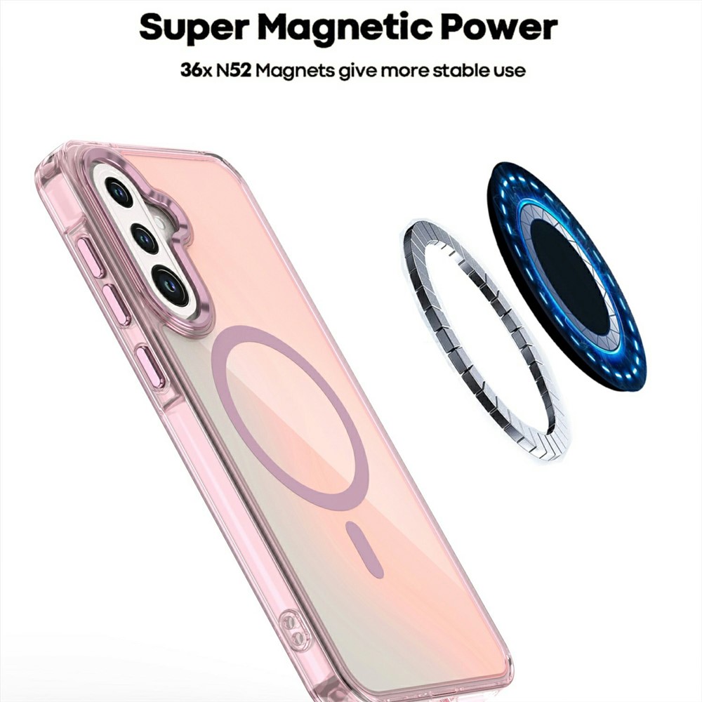 Samsung Galaxy A17 - TPU Magnetic Case Pink - 6