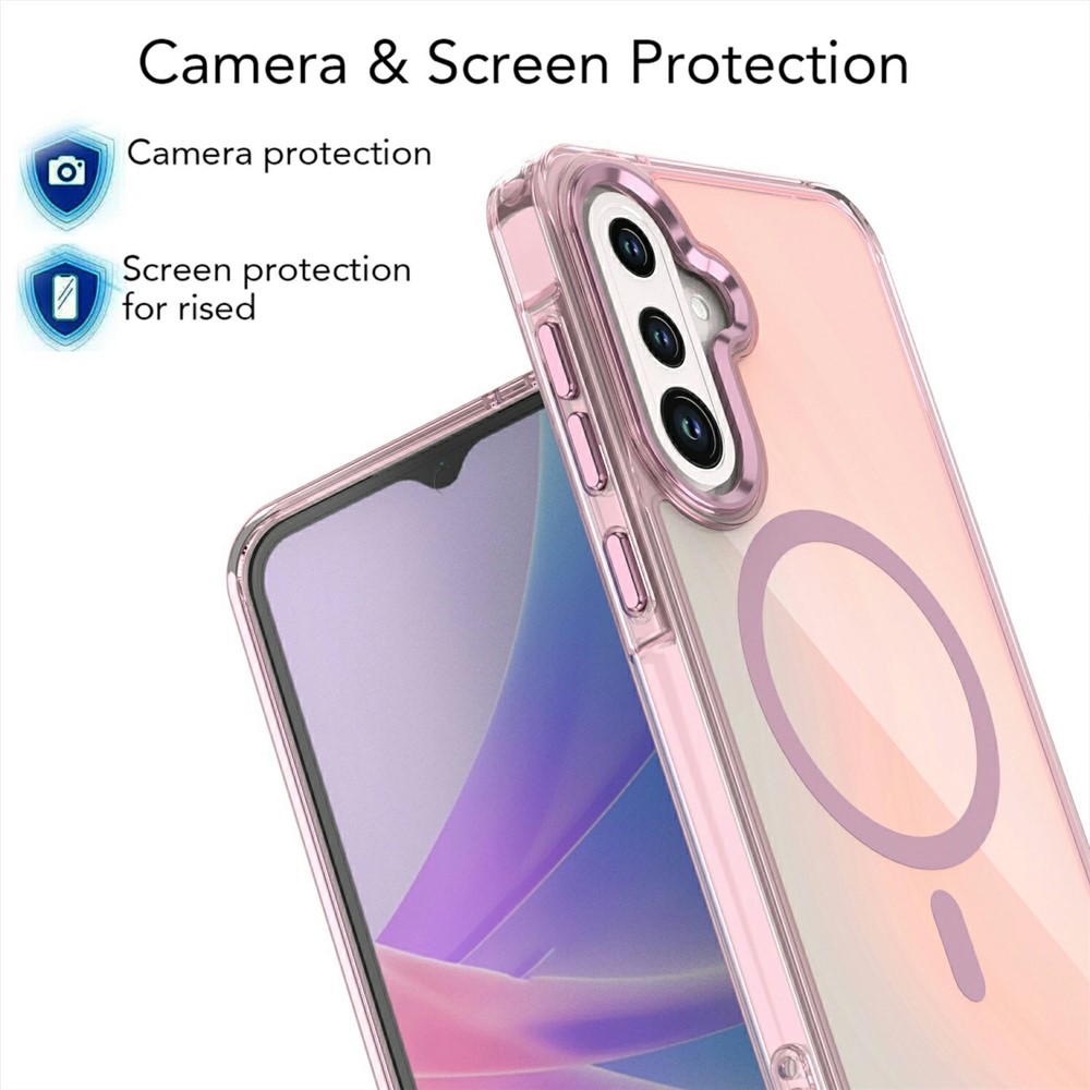 Samsung Galaxy A17 - TPU Magnetic Case White - 4