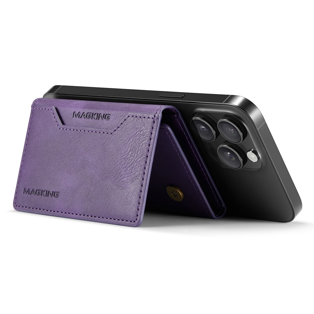 Wallet Bag - RFID Magnetic MagSafe Holder Purple - 3