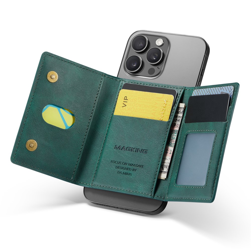 Wallet Bag - RFID Magnetic MagSafe Holder Green - 2