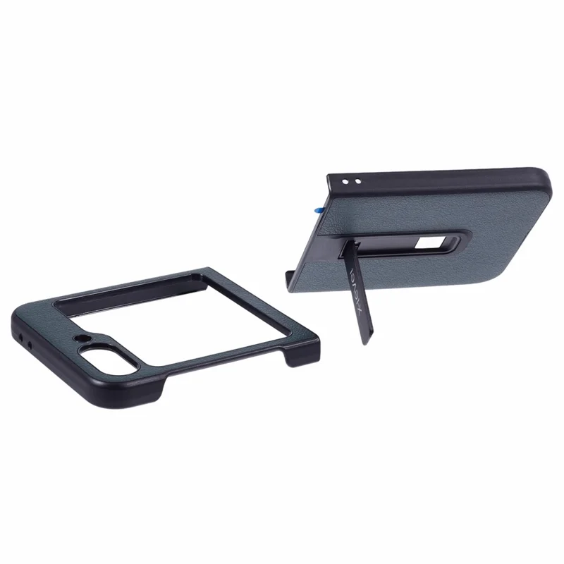 Samsung Galaxy Z Flip 7 FE - X-LEVEL PU Leather Midnight Green - 5
