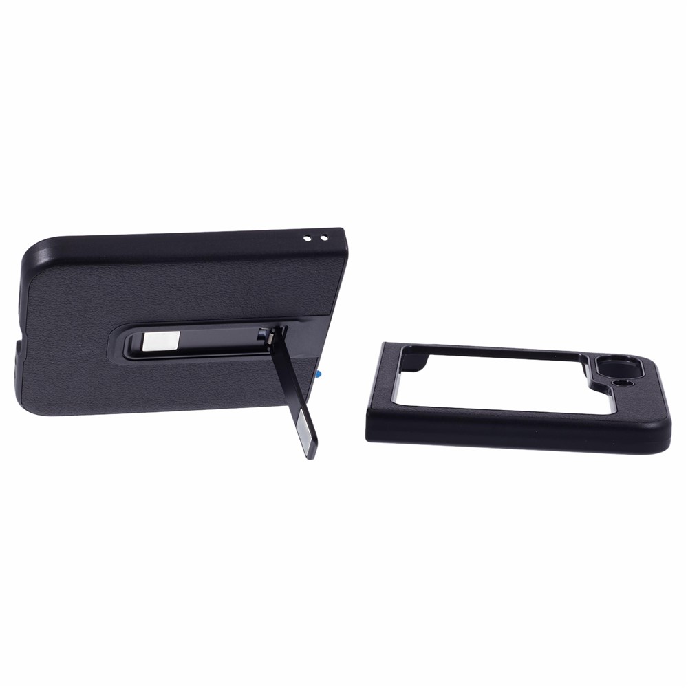 Samsung Galaxy Z Flip 7 FE - X-LEVEL PU Leather Black - 5